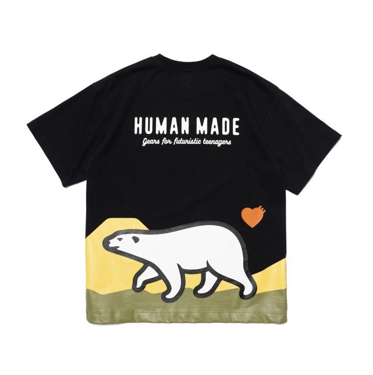 SS23 Human made graphic tee (black) XXL, 男裝, 上身及套裝, T-shirt