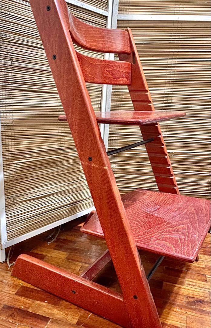 Stokke Tripp Trapp high chair warm red toddler booster yamatoya