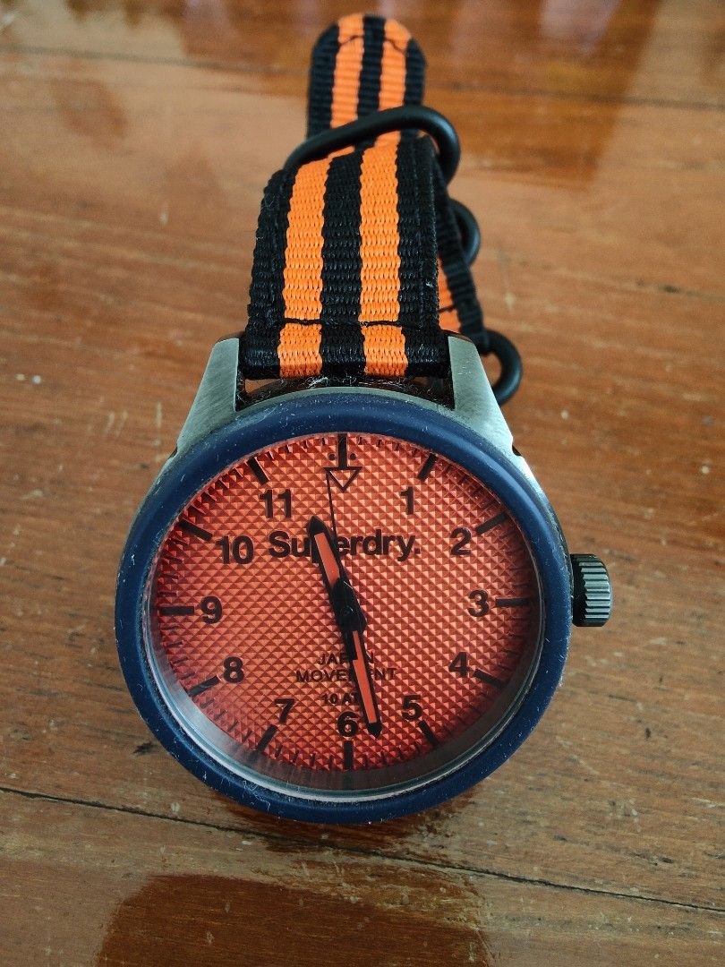 Superdry orange watch 2025