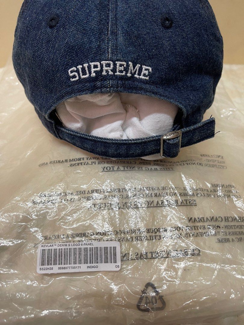 Supreme Kevlar Denim S Logo, Men's Fashion, Watches & Accessories