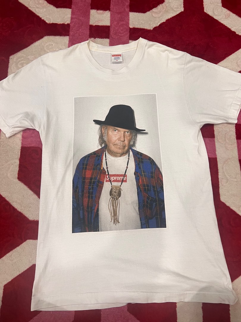 Supreme Neil Young Tee, Men's Fashion, Tops & Sets, Tshirts & Polo