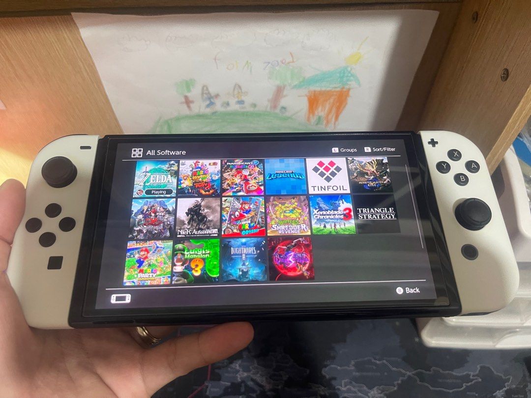 Switch oled jailbreak 128gb, Video Gaming, Video Game Consoles, Nintendo on Carousell