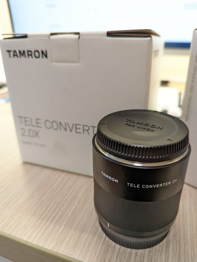 Tamron TC-X20 teleconverter 2.0x Nikon F Mount (LNIB), Photography, Lens   Kits on Carousell