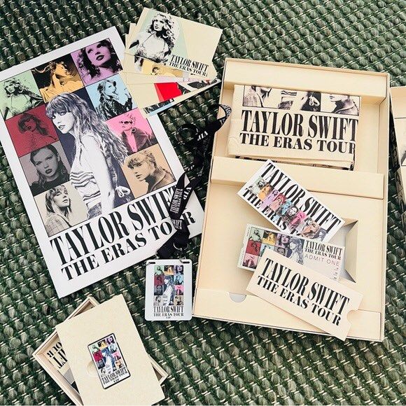 Taylor Swift the eras tour vip package altanta box set, 興趣及遊戲 