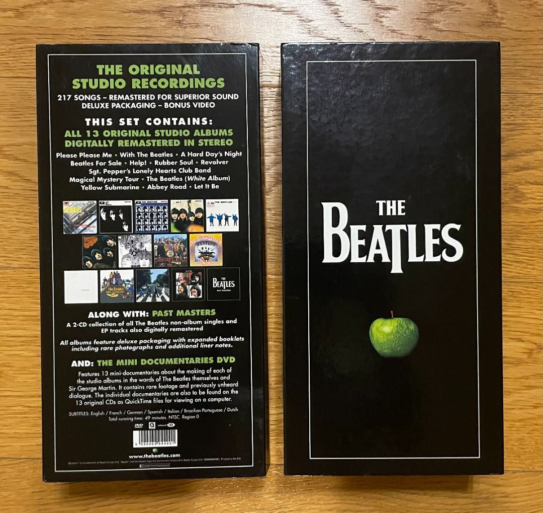 The Beatles 16CD + 1DVD boxset, 興趣及遊戲, 音樂、樂器& 配件, 音樂