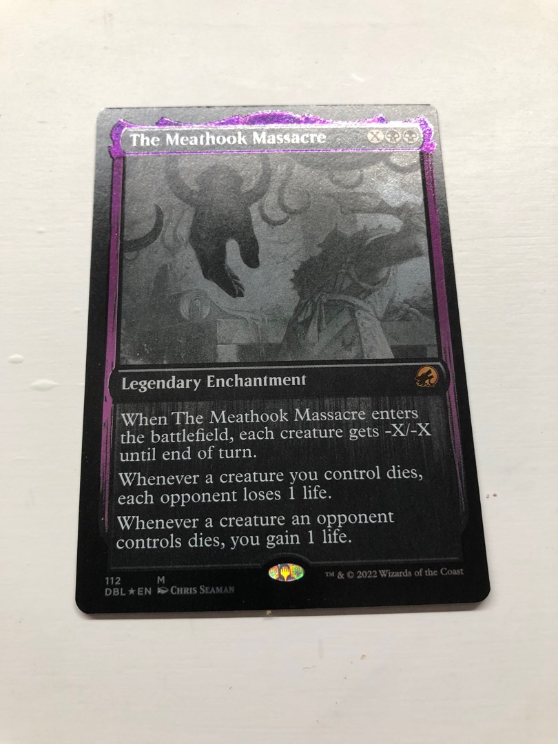 The Meathook Massacre NM foil Innistrad Double Feature magic the gathering  cards mtg, Hobbies & Toys, Toys & Games on Carousell