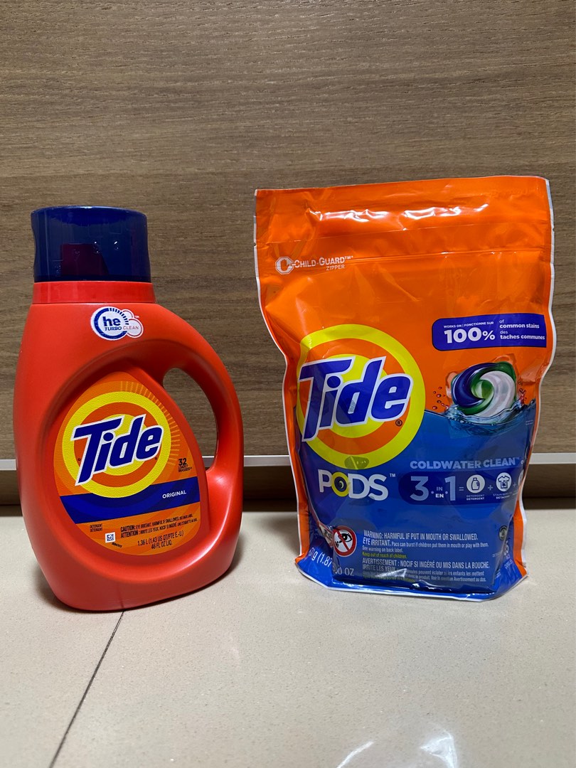 Tide laundry set, Furniture & Home Living, Cleaning & Homecare Supplies