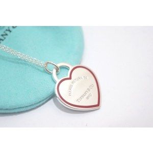 Red tiffany deals necklace