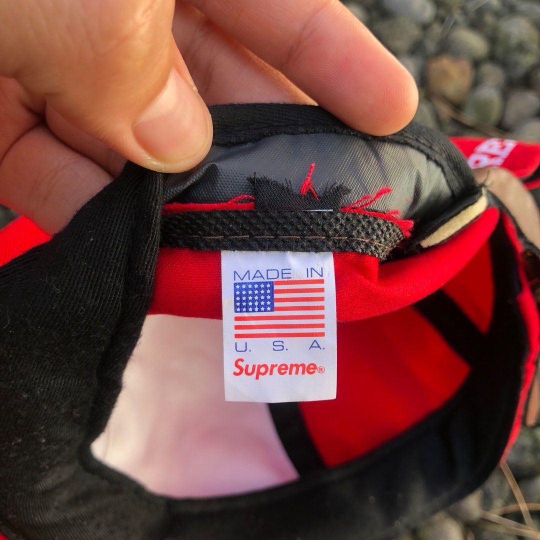 Topi supreme original vs fake deals