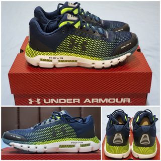 UNDER ARMOUR HOVR Infinite Shoes (Blue/Neon Green)