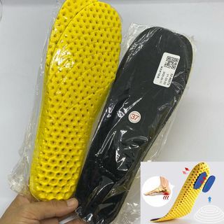 UNISEX Memory Foam Sports Insole Shock Absorption Leisure Breathable Mesh Basketball Sports Ankle Support Sole Rubber Shoes Insoles