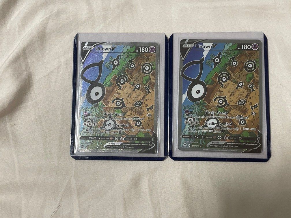 ( UNOWN V ) - Alternate Art (ALT) - Ultra Rare - 177/195 Pokemon Silver  Tempest