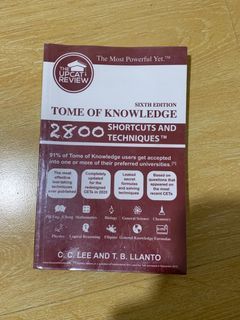 UPCAT REVIEWER — Tome of Knowledge