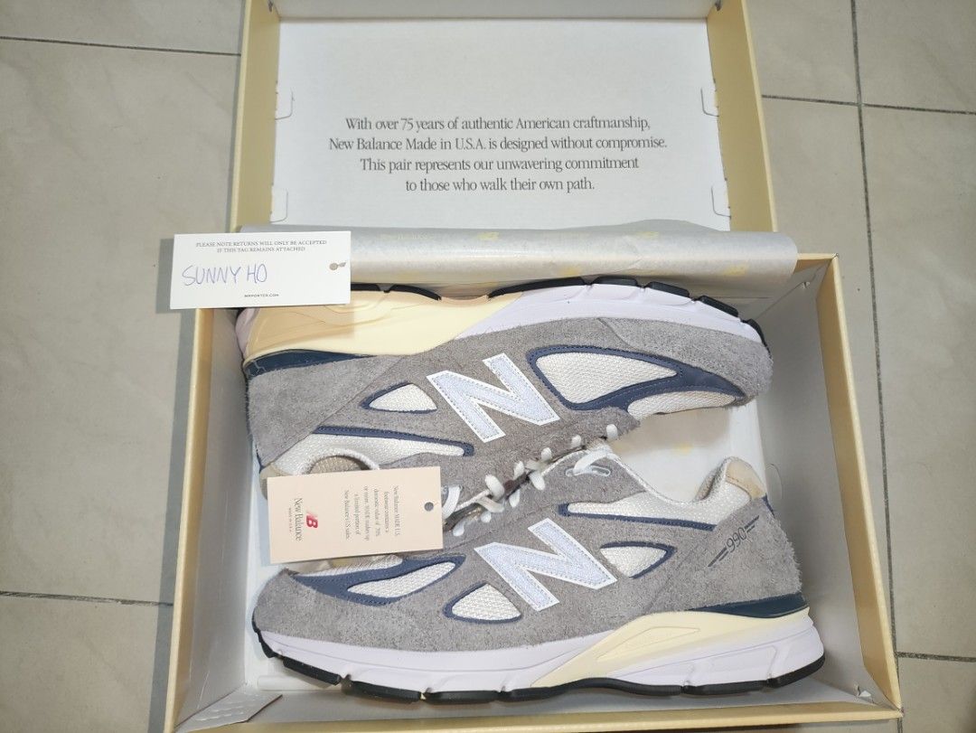 US11 (990TA4)New Balance Made in USA 990v4 Sneakers Grey 990TA4