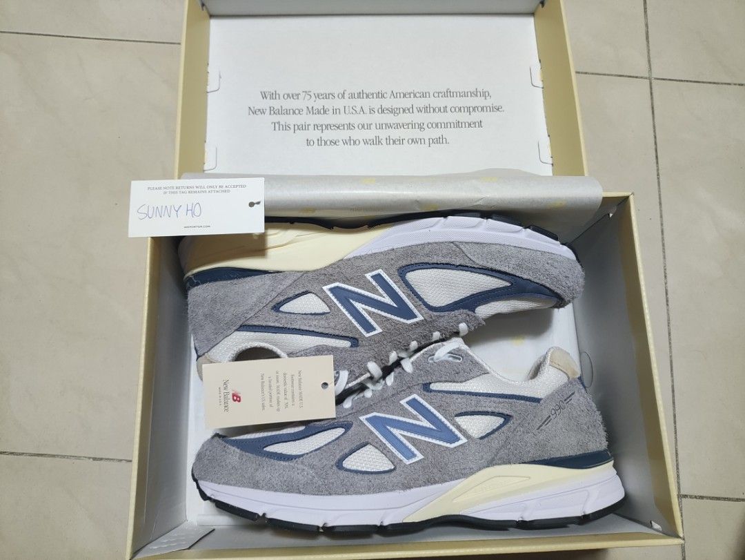 US11 (990TA4)New Balance Made in USA 990v4 Sneakers Grey 990TA4