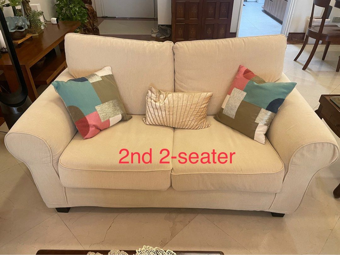 Used 7Seater Fabric Sofa Set, Furniture & Home Living, Furniture