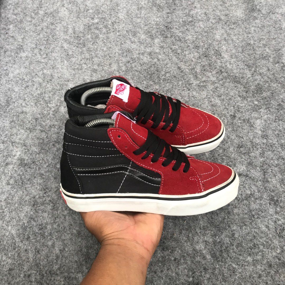 Vans sk8-hi vert outlet pro grosso red/black