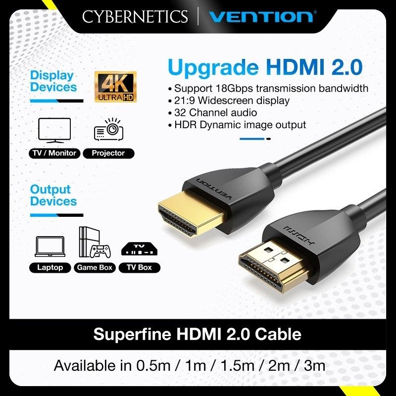 Vention Display Port to HDMI 4K 60Hz DP to HDMI Cable for PC Laptop HDTV  Monitor