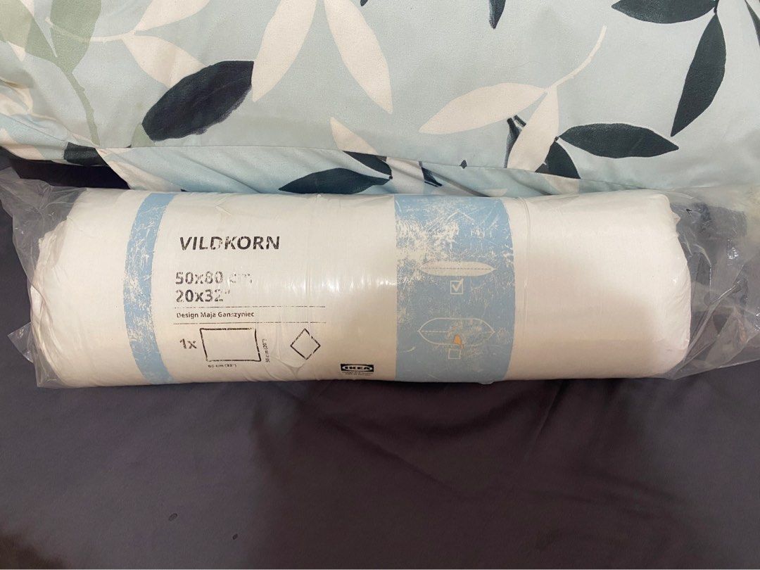 IKEA VILDKORN Pillow, low, 50x80cm (20x32”) on Carousell