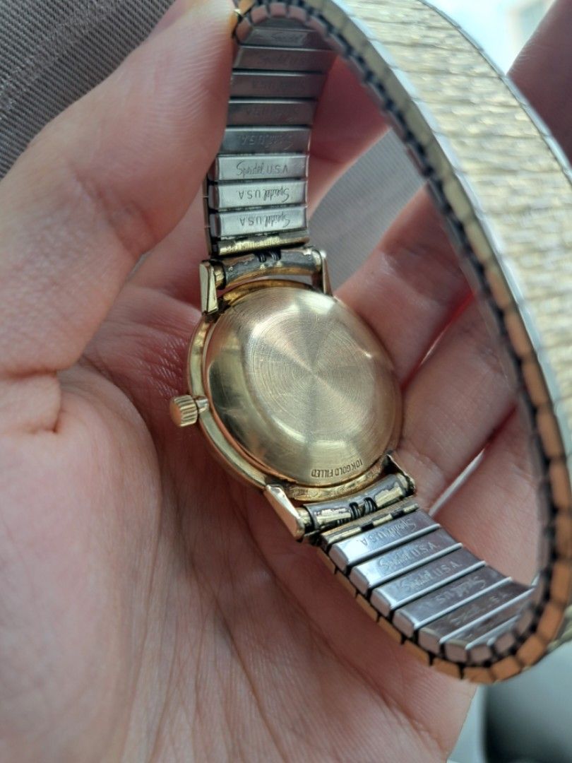 Vintage 10KGF Girard Perregaux Gyromatic with Date Automatic watch