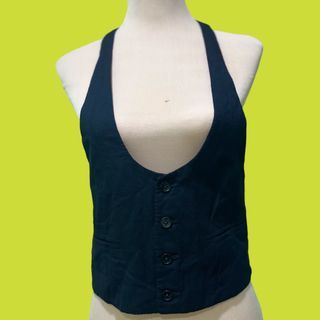 Vintage 1984 Bespoke Kilgour French Stanbury London Halter Vest