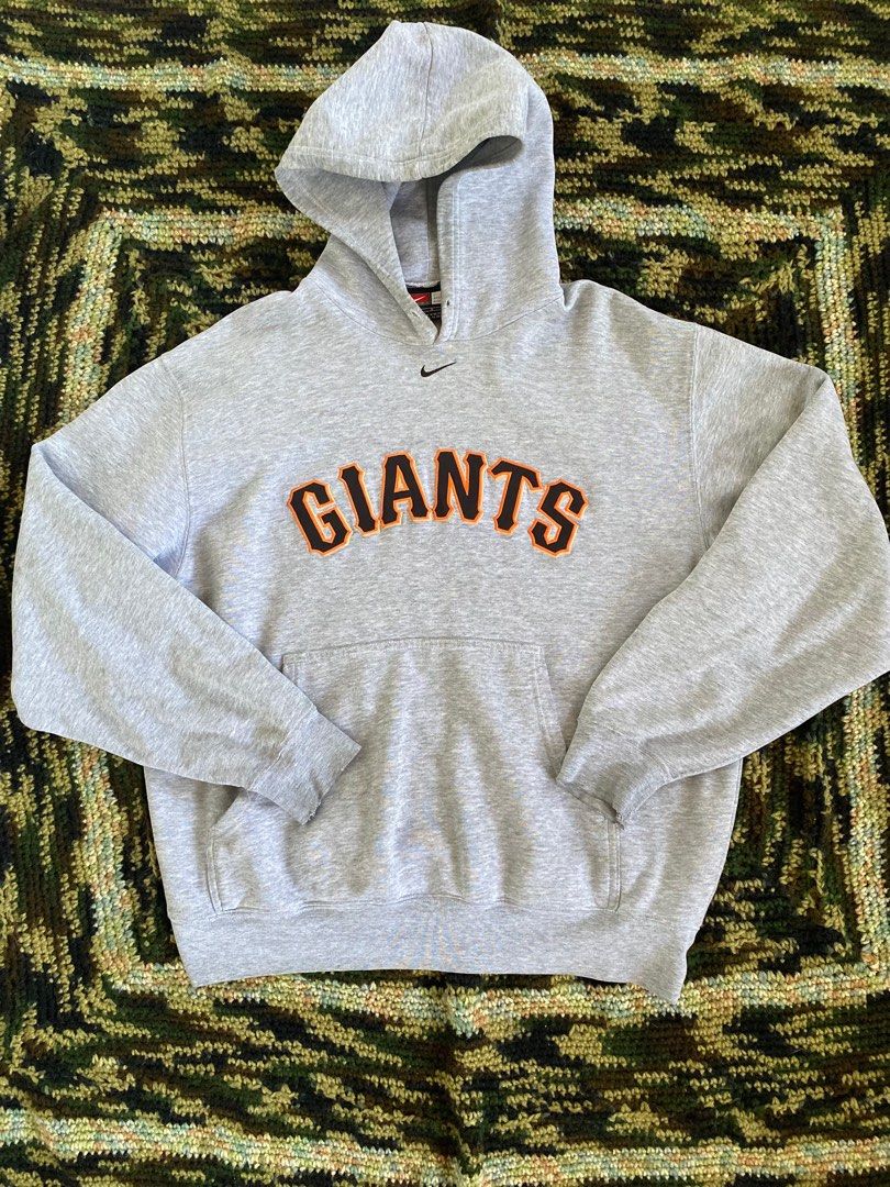 Vintage Nike SF Giants Center Swoosh T Shirt Medium Black MLB