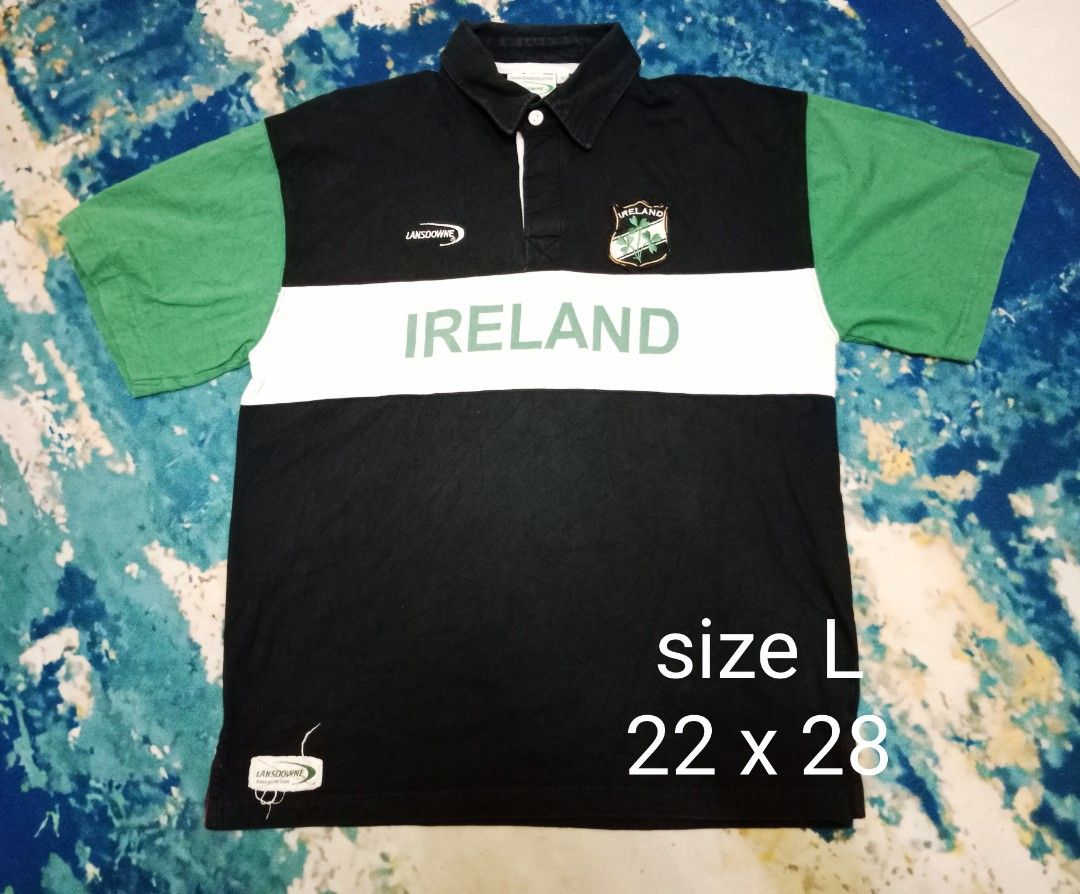 Vintage Ireland rugby jersey shirt, Men's Fashion, Activewear on Carousell
