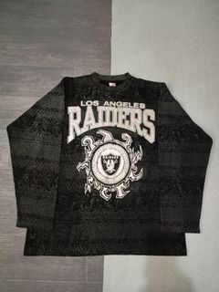 Vintage nfl raiders sweater by print stars