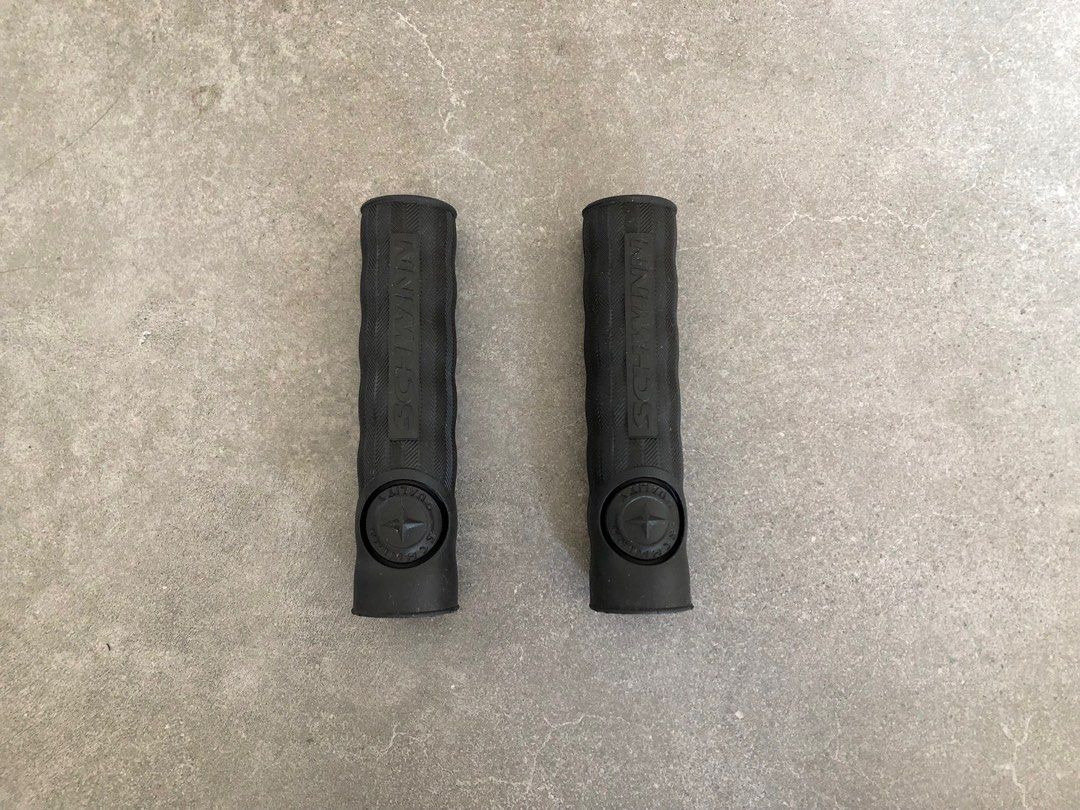 Lux Low Impugnature Manubrio Argento Lock-on Per Bici Cruiser, BMX, MTB