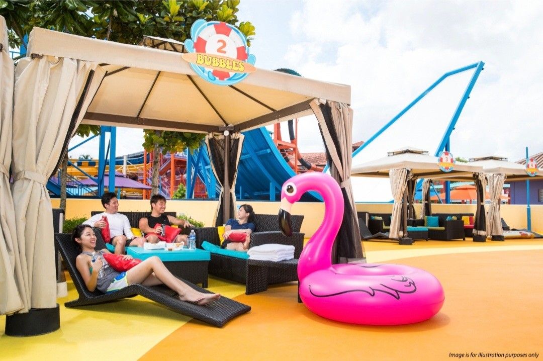 Wild Wild Wet Cabana Bubbles 3, Tickets & Vouchers, Local Attractions