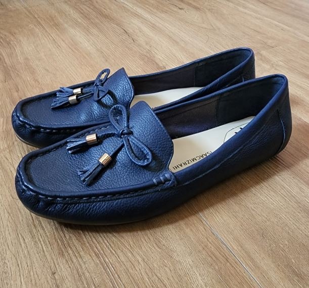 Women's Blue Loafer Shoes (IsaacMizrahi Live), Women's Fashion
