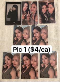 WTS Kpop Official ITZY Photocard PC Checkmate Cheshire Yeji Lia Ryujin Yuna Chaeryeong Special Edition Unit