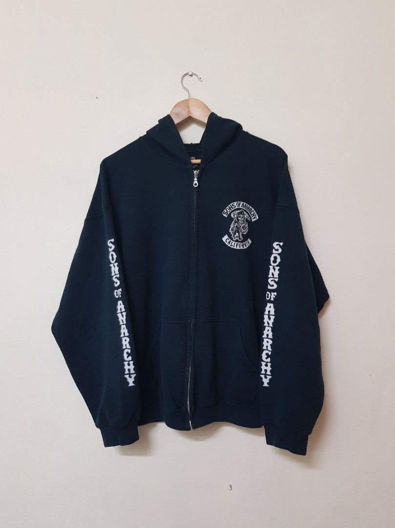 Sons of anarchy zip up hoodie shop