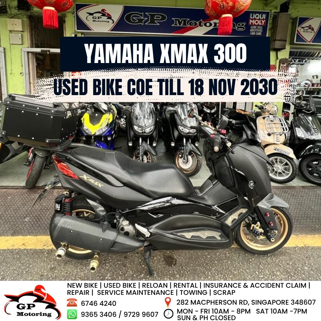 YAMAHA XMAX 300 | USED BIKE | LOW MILEAGE | MODEL 2020 | GP Motoring ...