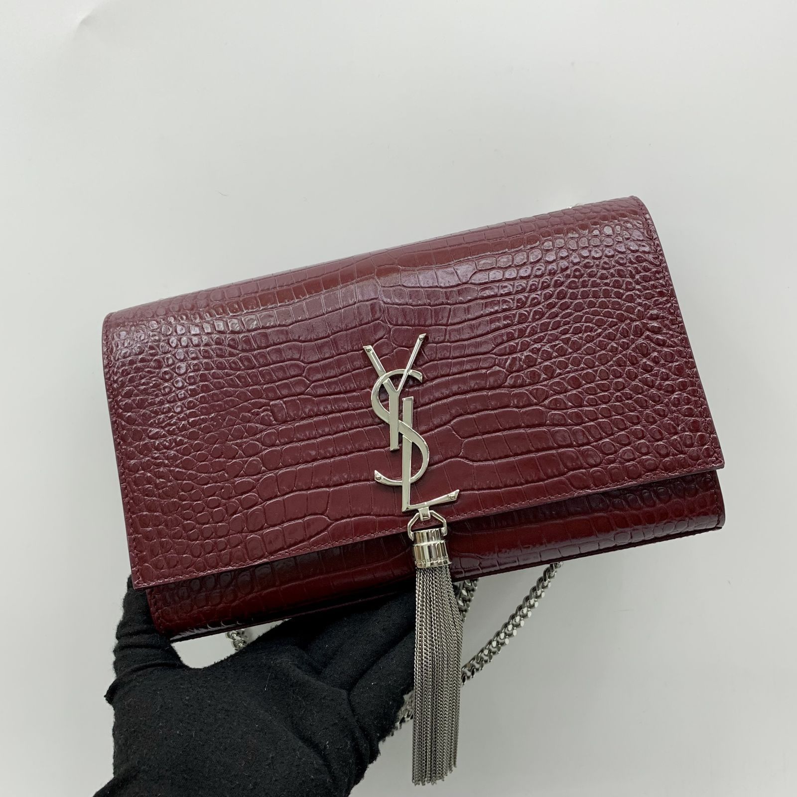 YSL LouLou Toy Bag in Black Calf, Luxury, Bags & Wallets on Carousell