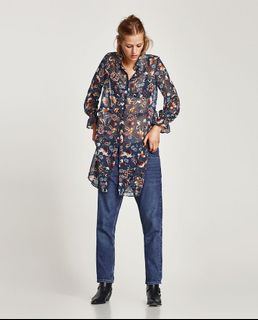ZARA floral shirt