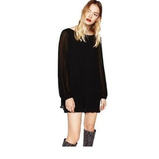 ZARA pleated romper