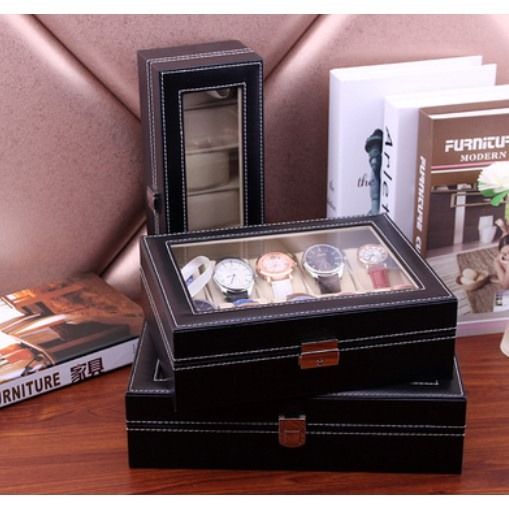 Glass watch discount display case
