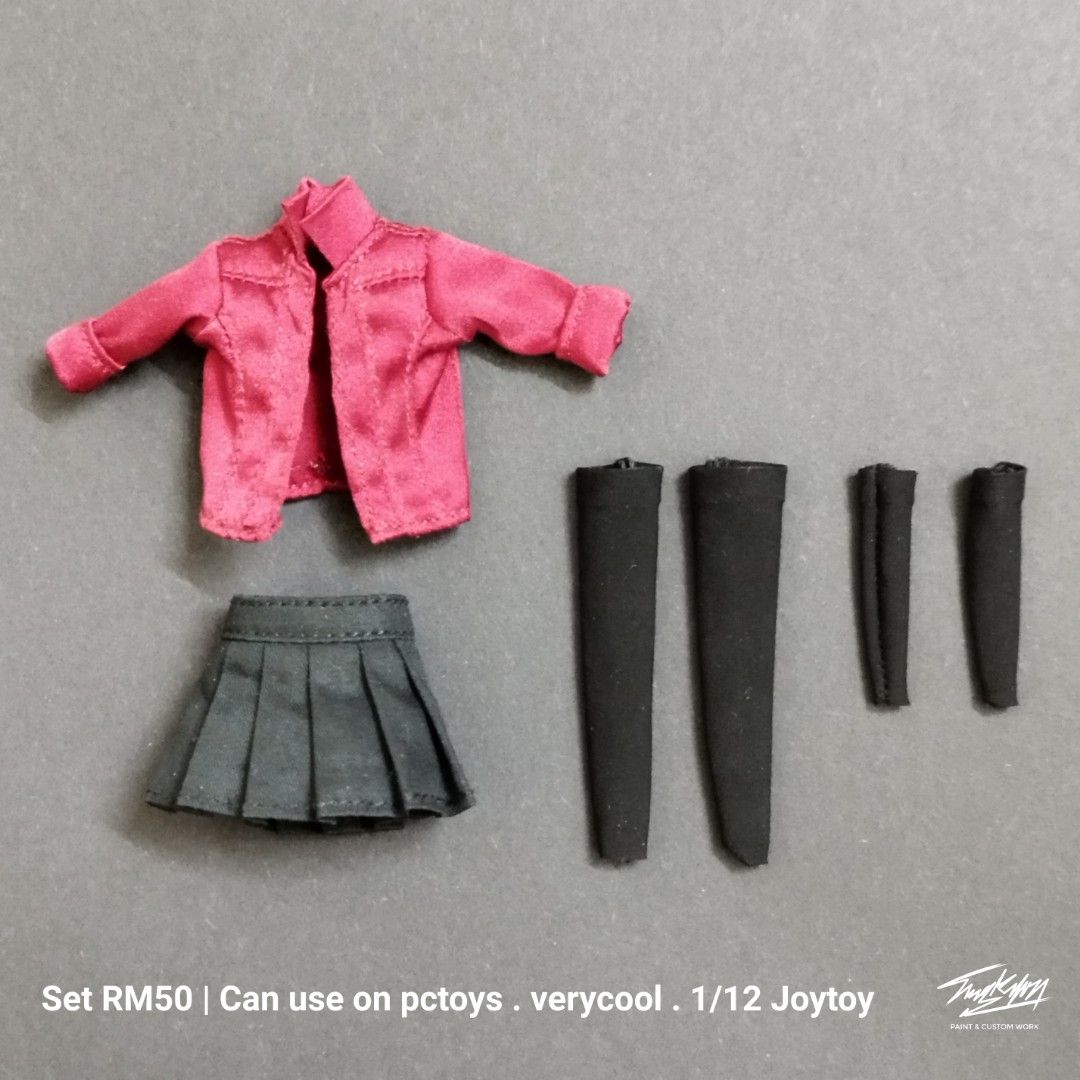 1/12 Female Clothes for pctoys, verycool