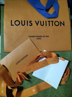 Louis Vuitton Malletiera Paris Maison Fondeefn 1854 Tan Brown Dustbag Cover  12"