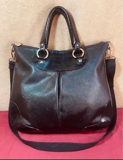 2 Way Lovcat Paris Saffiano Leather Handbag Tote Bag