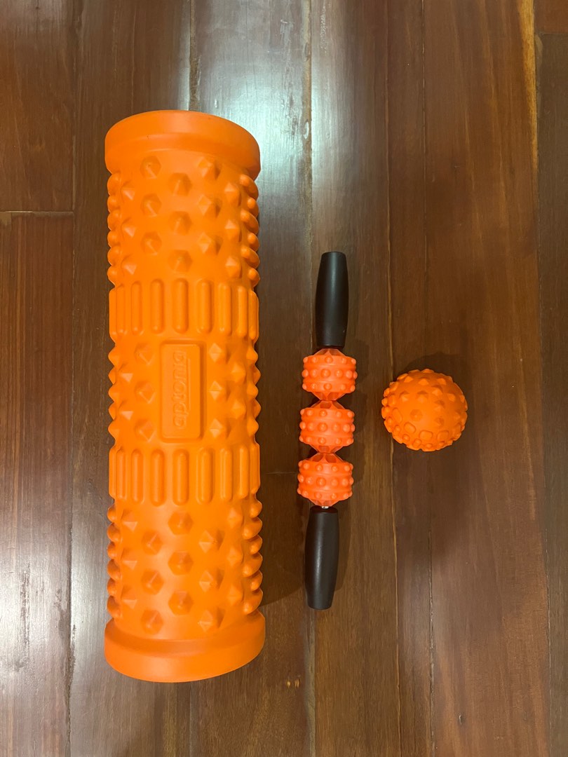 Aptonia 3in1 decathlon sports recovery massage foam roller kit