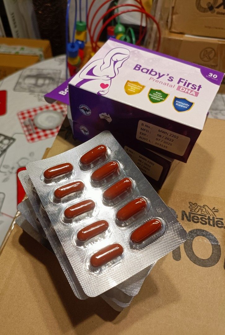 [42 capsules] Baby's First Prenatal DHA, Babies & Kids, Maternity Care