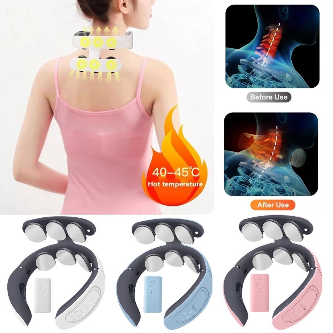 6 Heads Electric Neck and Back Pulse Massager