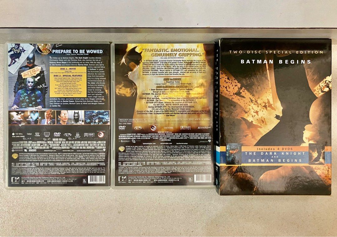💎 豪華版本獨立兩盒包裝中古美品。超碼收藏版合共4 隻碟DVD Version