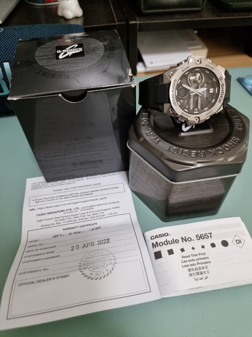 🔥 Casio G-Shock Gst-B400 Thinnest G-Steel Gst B400 Tough Solar Bluetooth  Carbon Core Guard, Men'S Fashion, Watches & Accessories, Watches On  Carousell