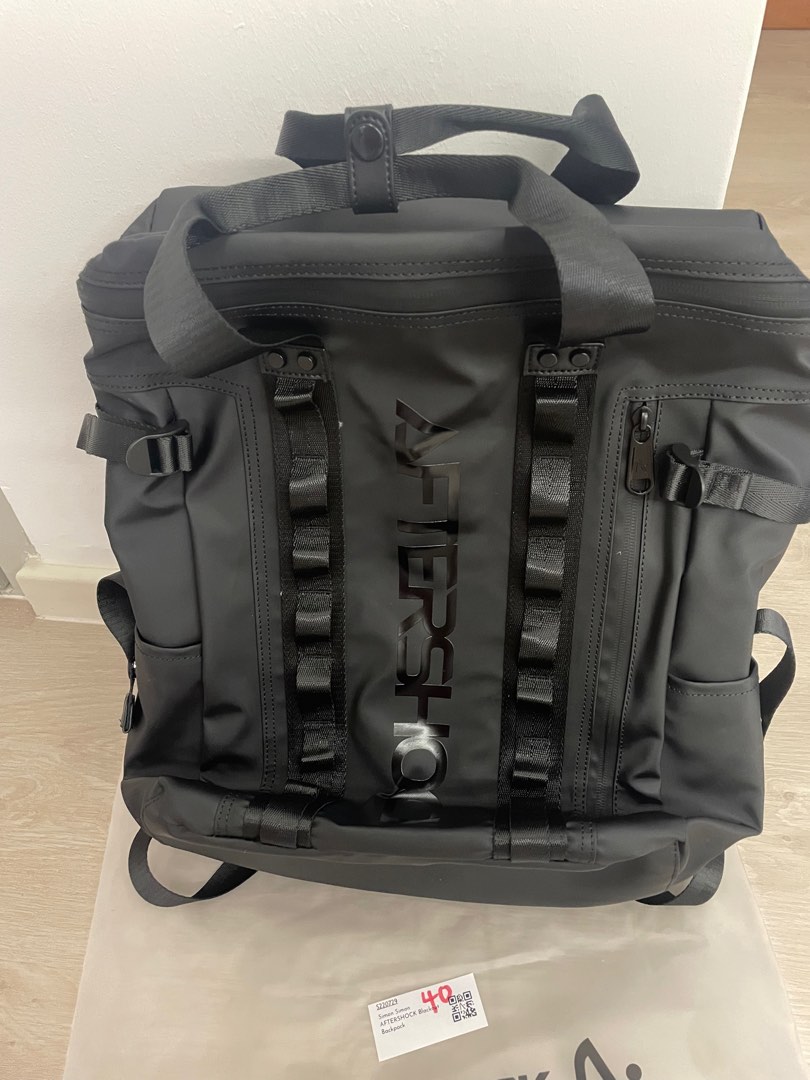 Aftershock Black Laptop bag backpack, Men's Fashion, Bags, Backpacks on ...