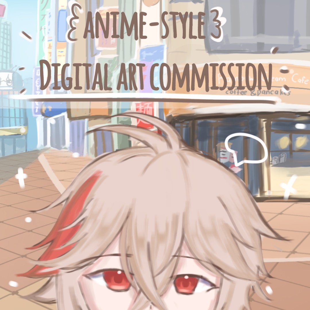 Anime Style Art Commission Sample - ArtStation