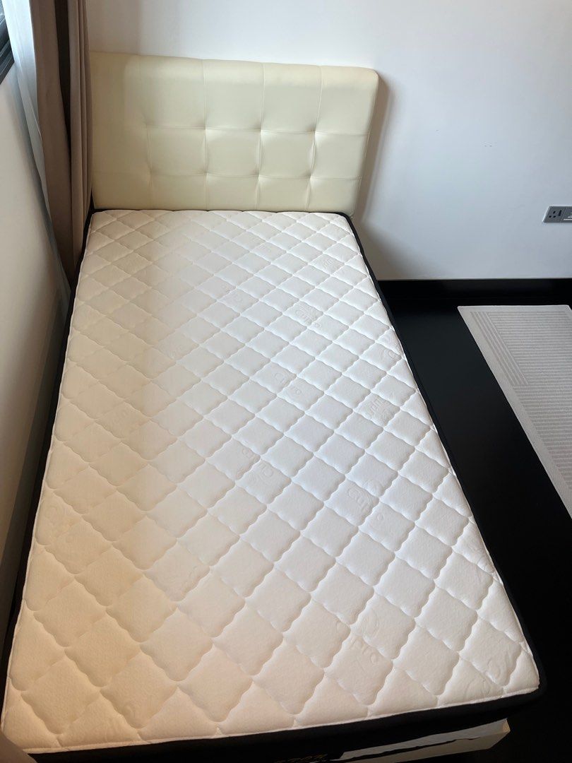 As New Super Single Bed & Mattress, Furniture & Home Living, Furniture