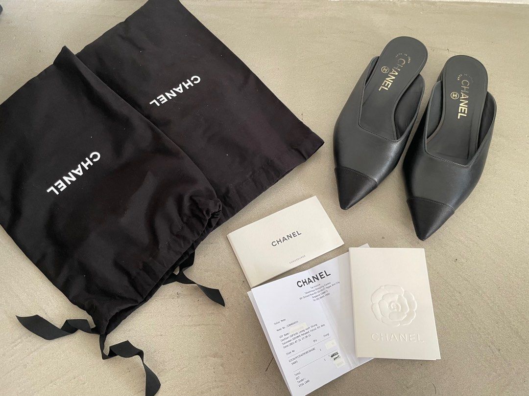 Chanel flat new arrivals mules